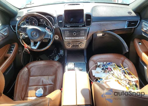 2017 Mercedes-Benz Gls 450 4Matic z USA, uszkodzony, nr VIN 4JGDF6EEXHA984847